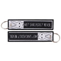The Future Is Bikes Moto Keytag - Sarcastic