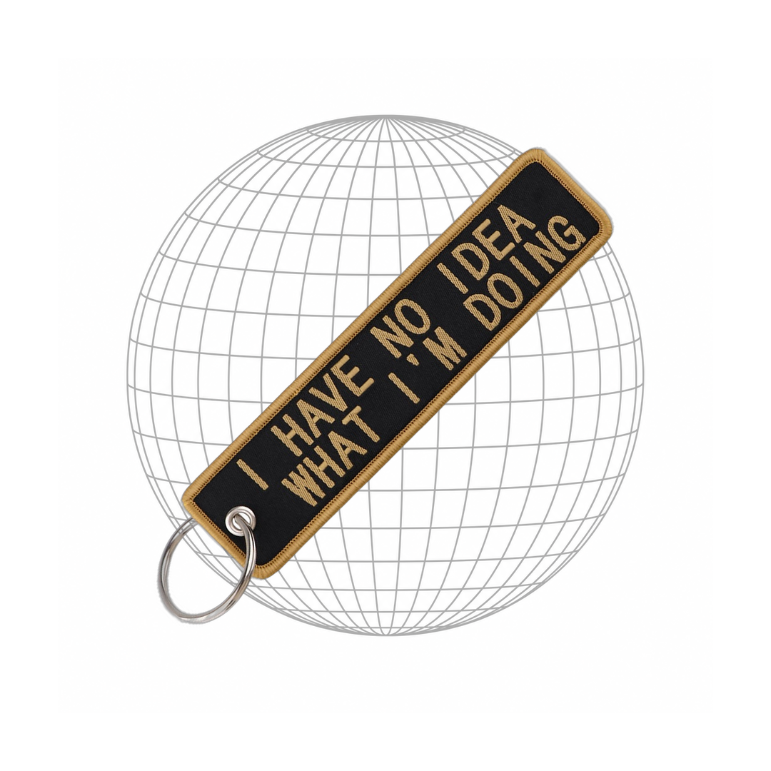 The Future Is Bikes Moto Keytag - IDK WHAT I'M DOING