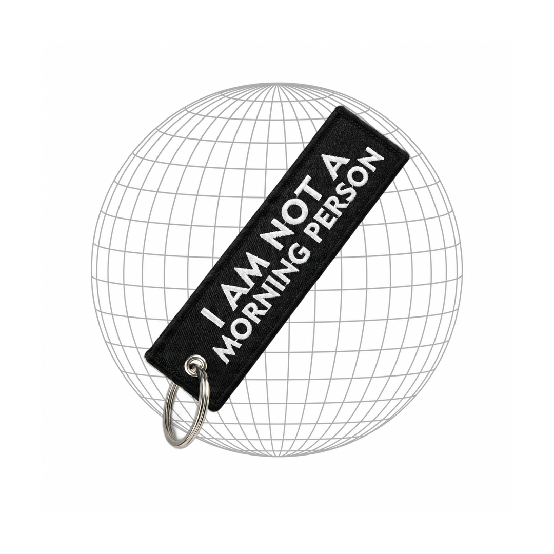 Lightweight Motorcycle Key Tag – NOT A MORNING PERSON