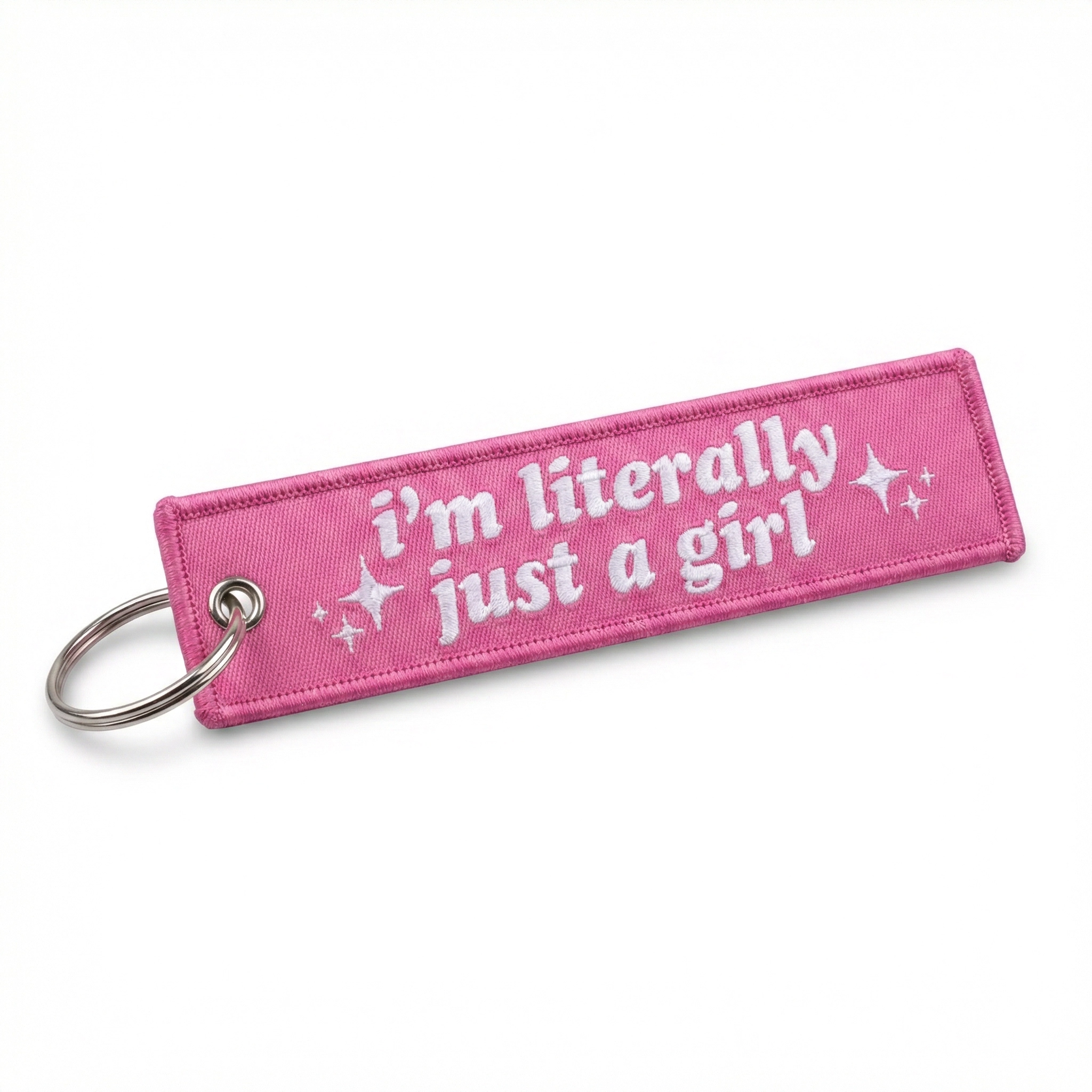 Lightweight Motorcycle Key Tag – Just A Girl