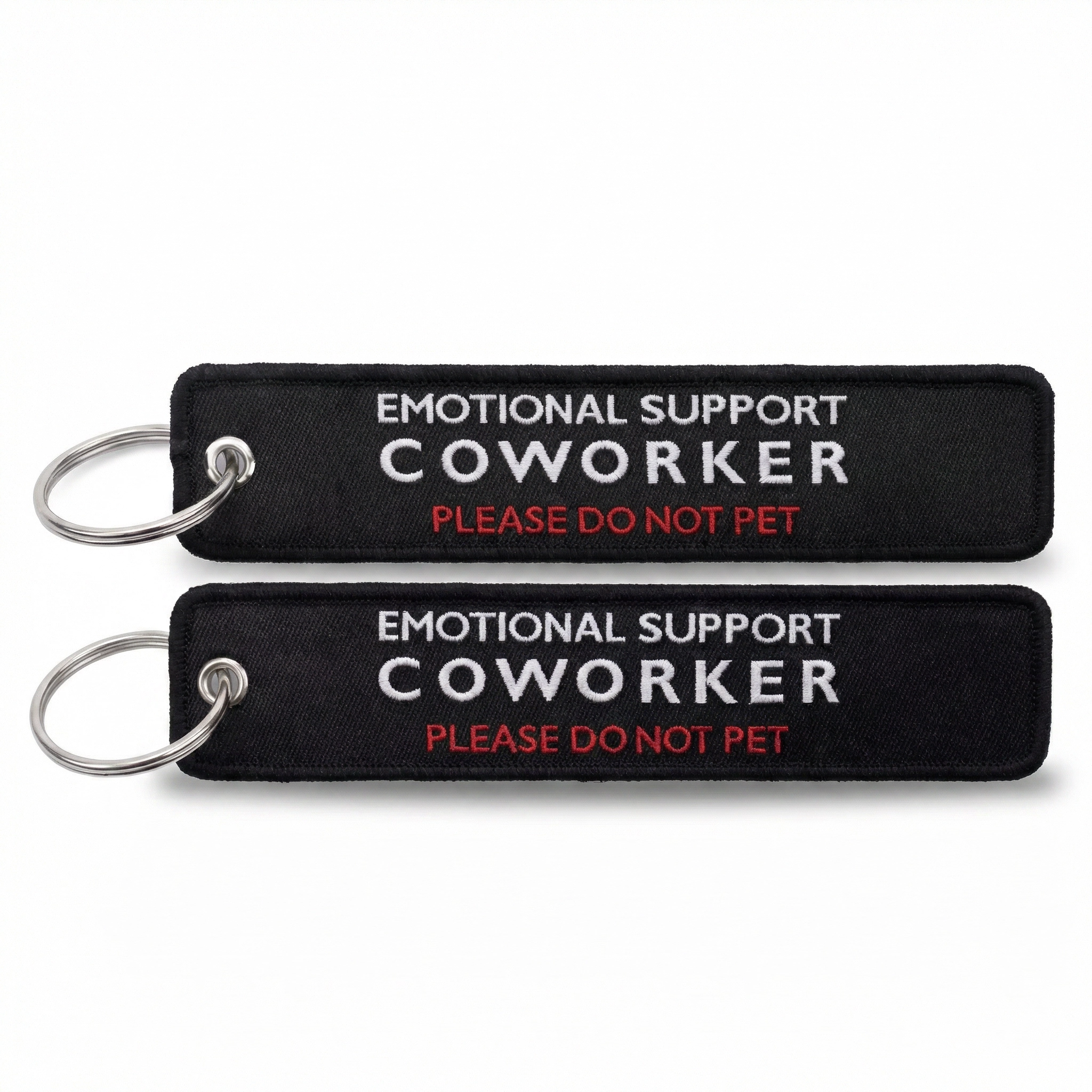 Lightweight Motorcycle Key Tag – Emotional Support Coworker
